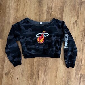 Miami Heat Camo Crop Top - Size M